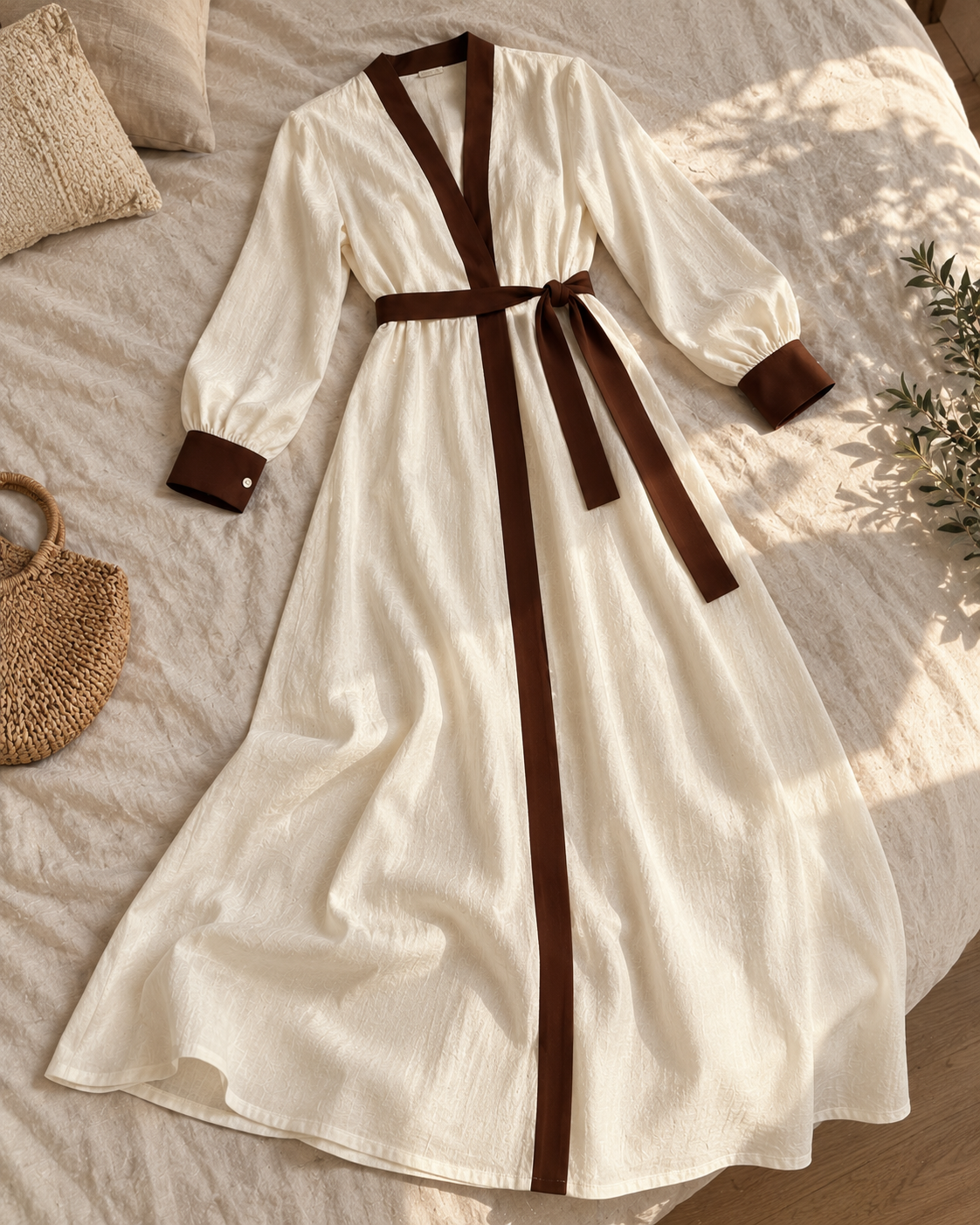 Elise | Elegant Belted Maxi Dress