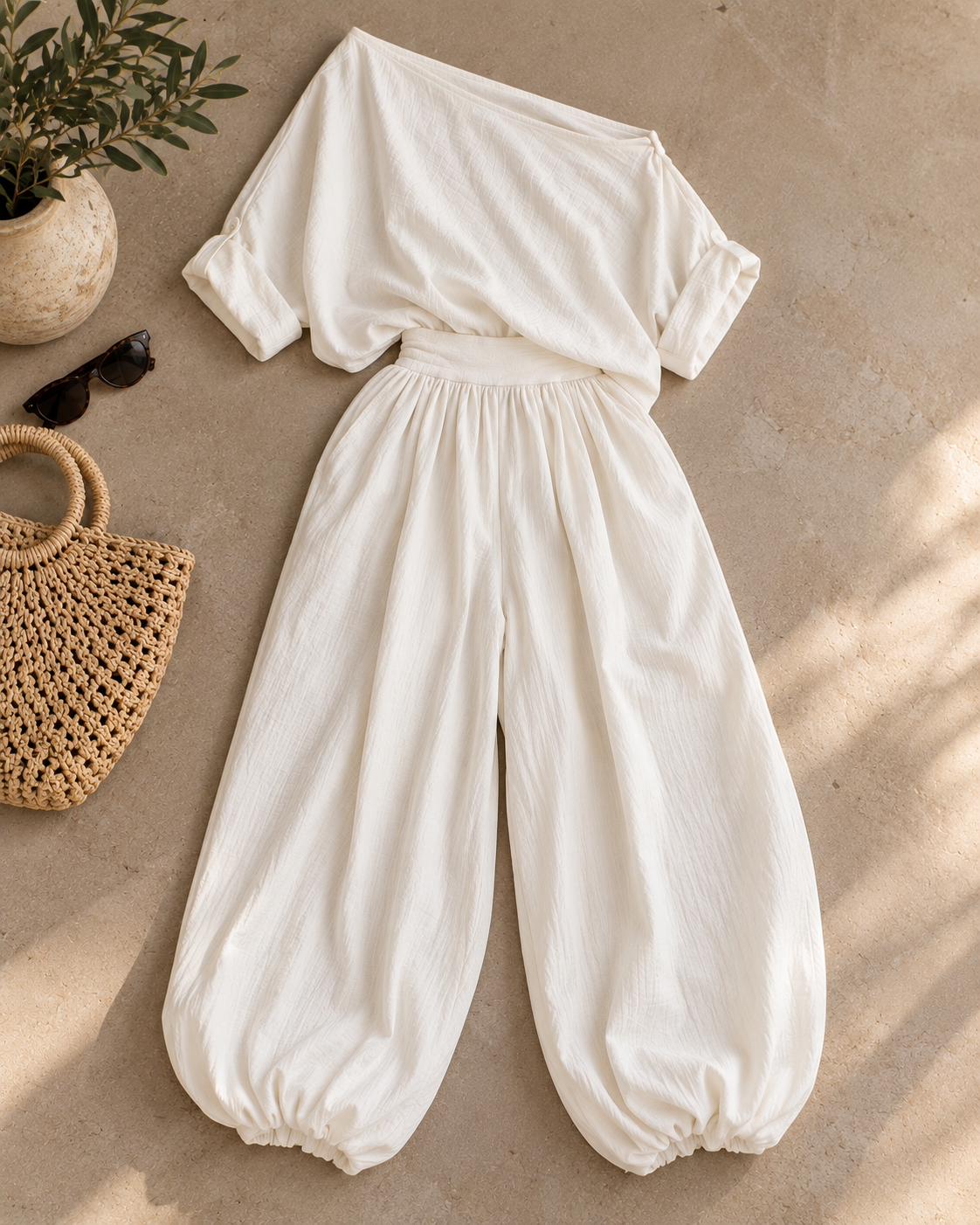 Isla | Elegant One-Shoulder Jumpsuit